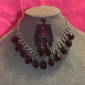 Black Beaded Necklace